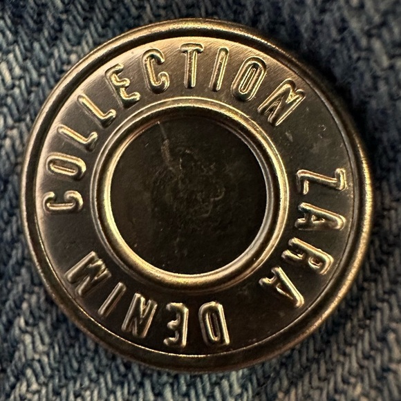 Zara Blue Tiered Buttoned Sundress - Picture 10 of 10